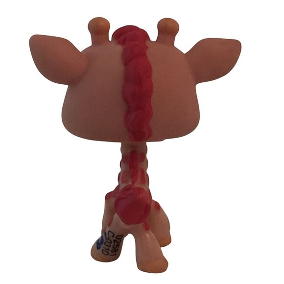 Littlest Pet Shop LPS 303 Twizzle Tallwater Giraffe 943 Green Star Eyes Giraffe - Picture 10 of 13